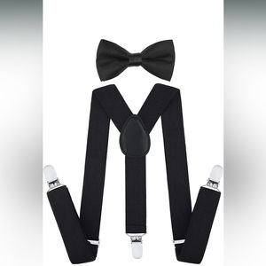 Boys Suspenders and Bow Tie Set